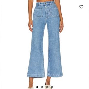 Rolla’s Sailor Jeans High Rise Wide Leg Medium Wash Size 28